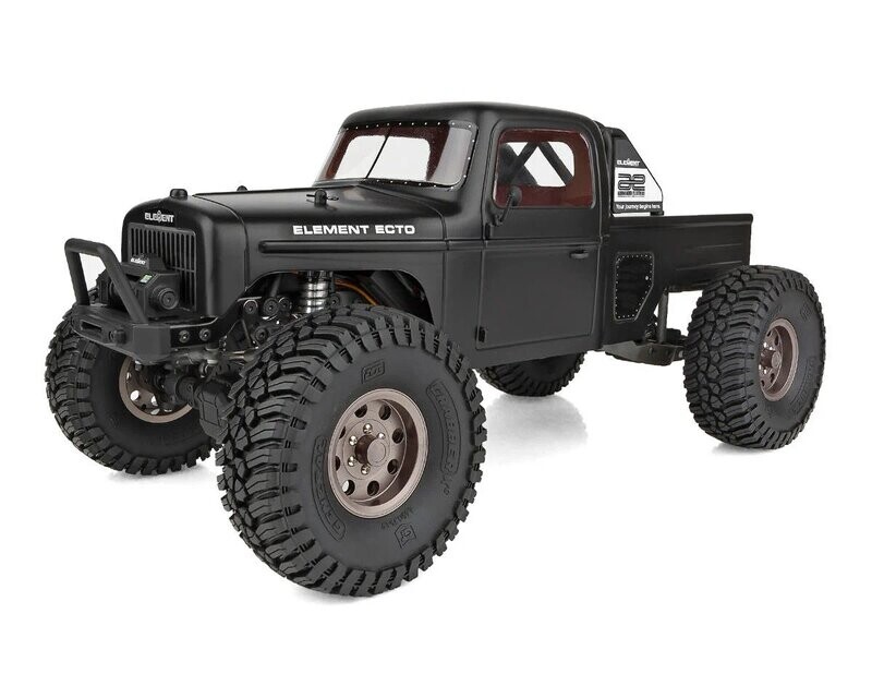 Element RC Enduro Ecto Black Trail Truck 4x4 RTR Rock Crawler w/2.4GHz Radio - 40122