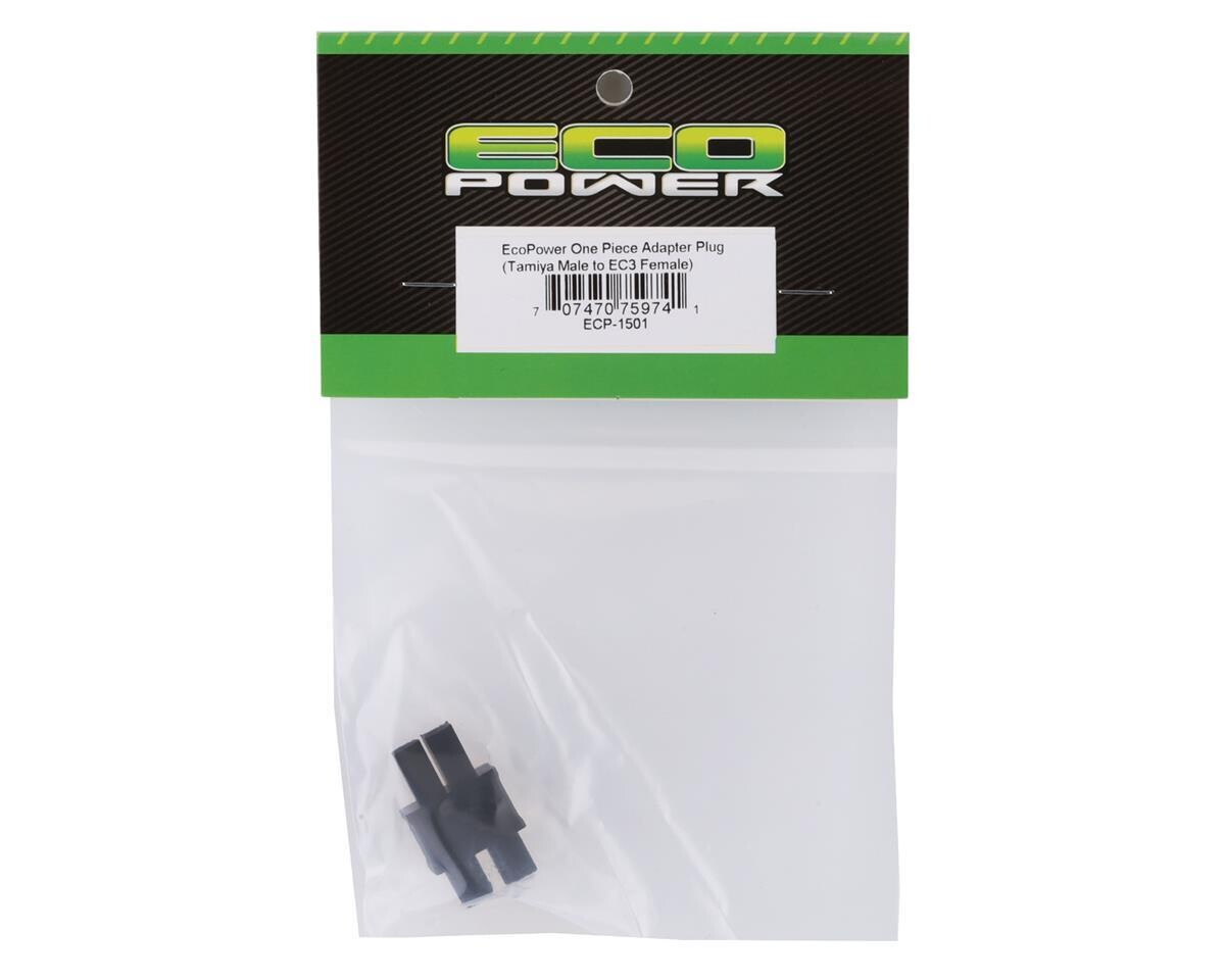 EcoPower One Piece Adapter Plug (Tamiya Male to EC3 Female) - ECP-1501