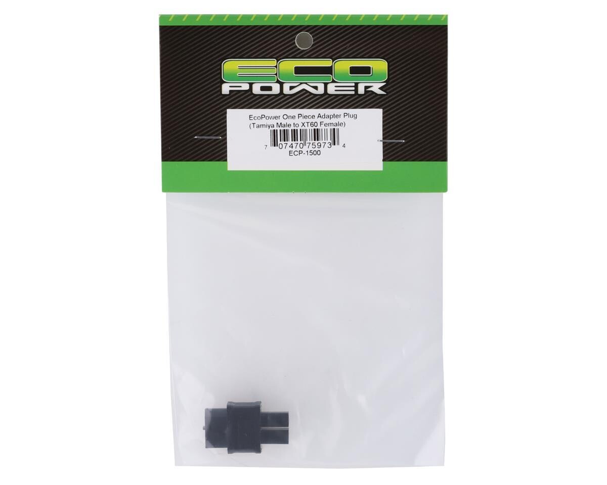 EcoPower One Piece Adapter Plug (Tamiya Male to XT60 Female) - ECP-1500