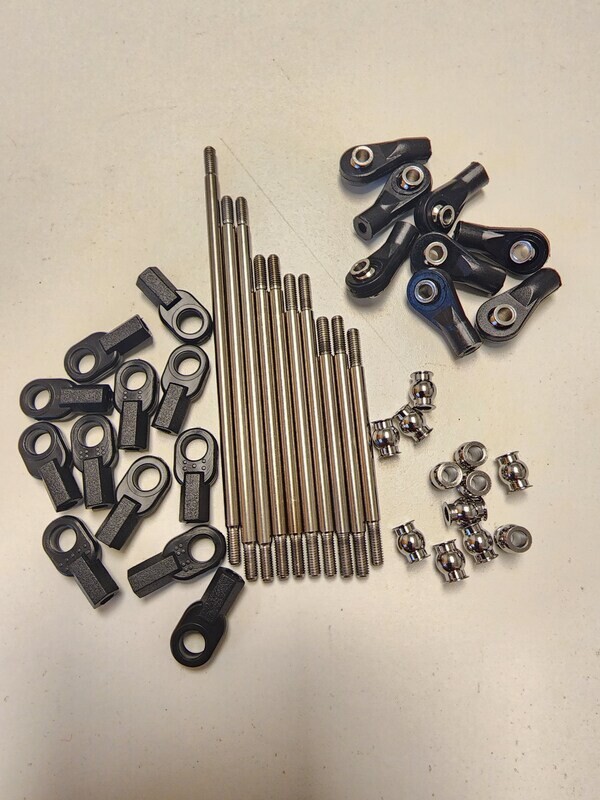 Dlux Mini Capra Link Set, Fits Axial UTB18 - Dlux UTB18 +10 links