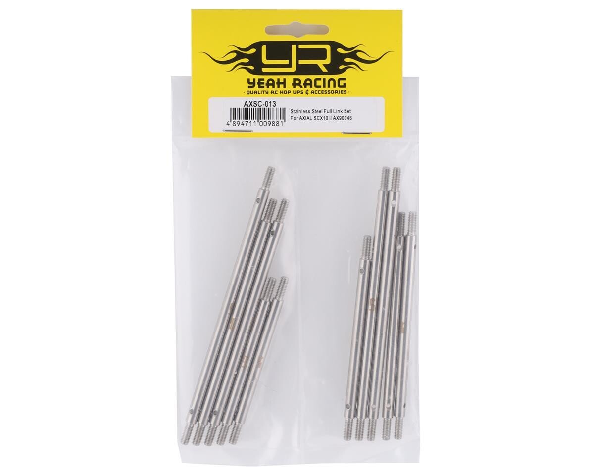 Yeah Racing Axial SCX10 II Stainless Steel Link Set - AXSC-013