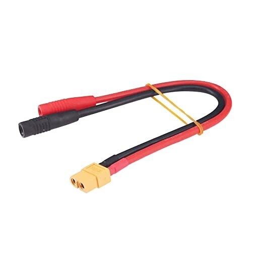 Crawl Space XT60 Female to 4mm Banana Bullet Female Connector Adapter Cable 12awg - xt60 to 4mm bullet