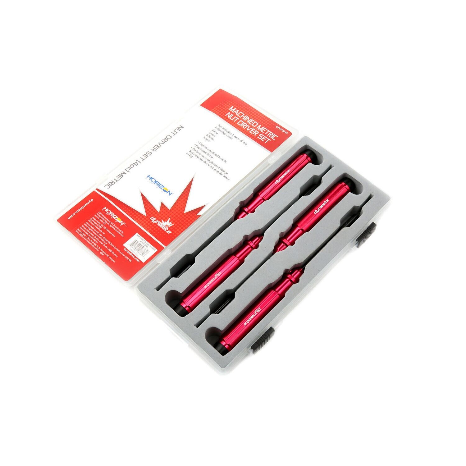 Dynamite Machined Nut Driver Set (4 pc), Metric - DYNT2010