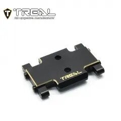 TREAL Brass Center Skid Plate CNC Machined Upgrades Compatible with 1/24 Axial AX24 - X003SDM12R