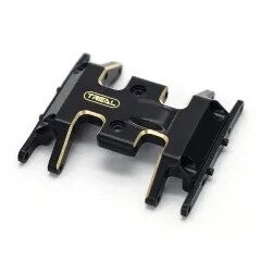 TREAL Brass Skid Plate Center Gear Box Mount for Axial SCX24 Deadbolt C10 Gladiator Bronco - X003C2HNPJ