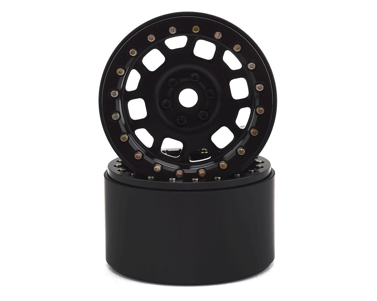 SSD RC 2.2 Contender Beadlock Wheels (Black) (2) - SSD00316