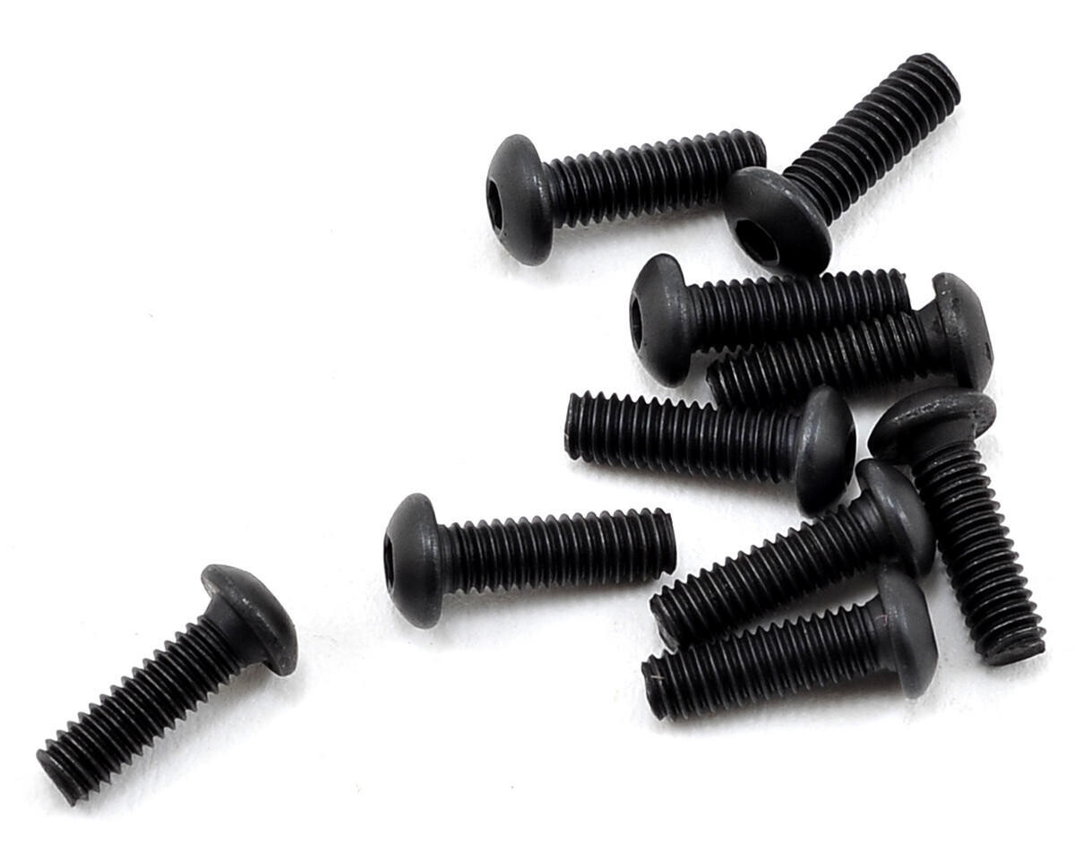 Team Losi Racing 2.5x8mm Button Head Hex Screw (10) - TLR235006