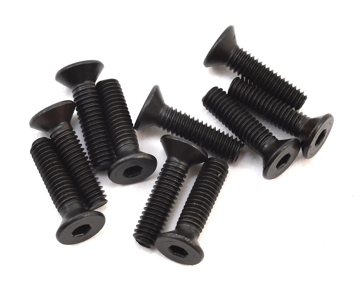 Losi 4x16mm Flat Head Screws (10) - LOS255017