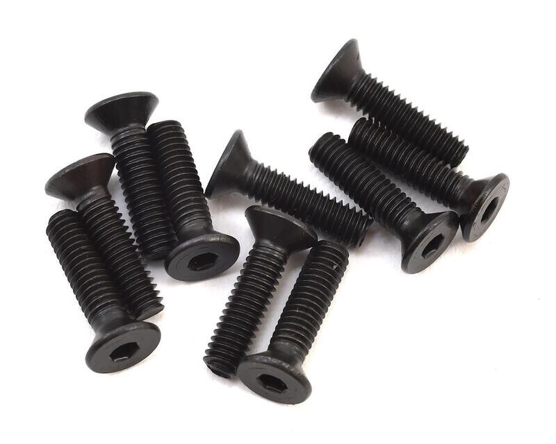 Losi 4x16mm Flat Head Screws (10) - LOS255017