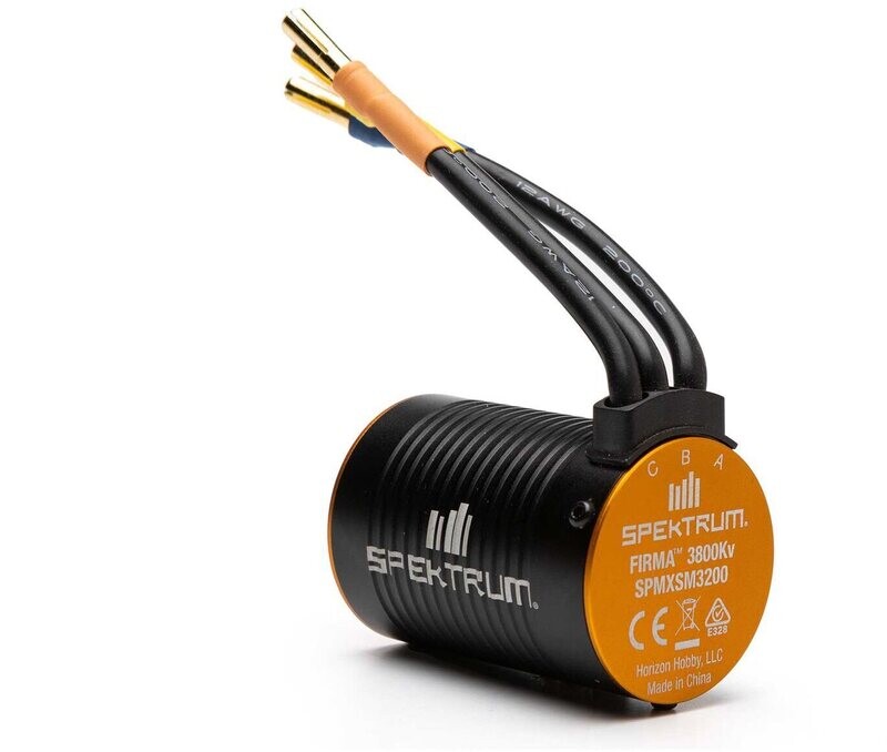 Spektrum Firma Brushless Motor, 3652 3800Kv 4-pole, Motorcycle - SPMXSM3200