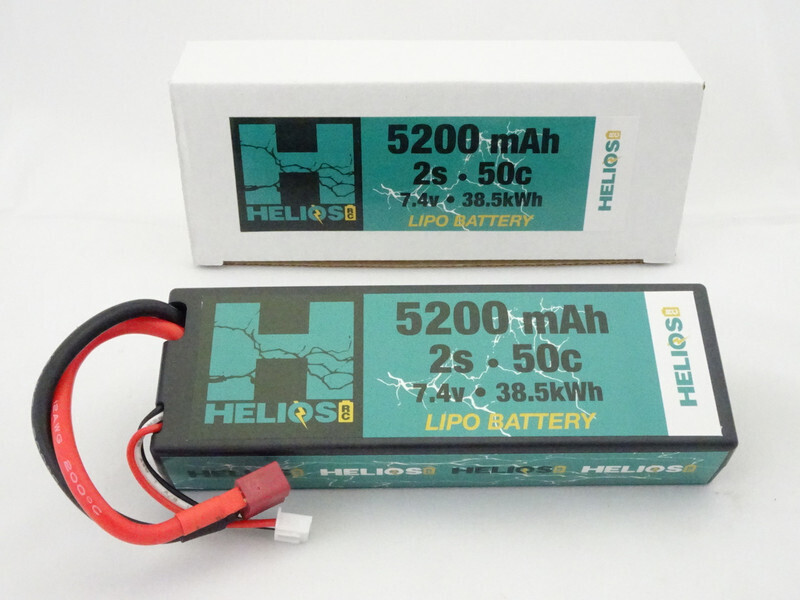 Helios 2S 5200 MAH 50C LIPO (with EC5 Plug) - HRC-2S5200-50-E5