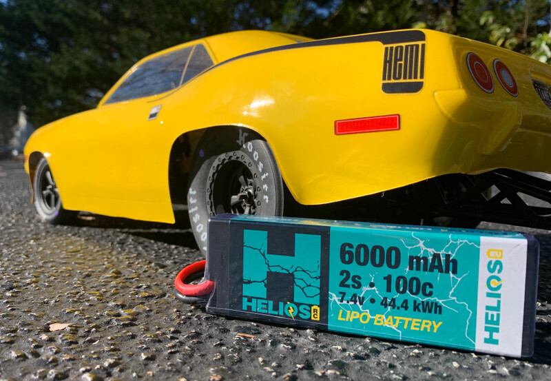 Helios 2S 6000 MAH 100C RACING LIPO (EC5) - HRC-2S6000R-100-E5