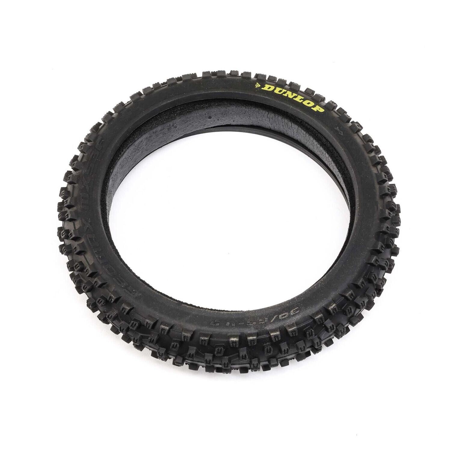 Losi Dunlop MX53 Front Tire with Foam, 60 Shore: Promoto-MX - LOS46008
