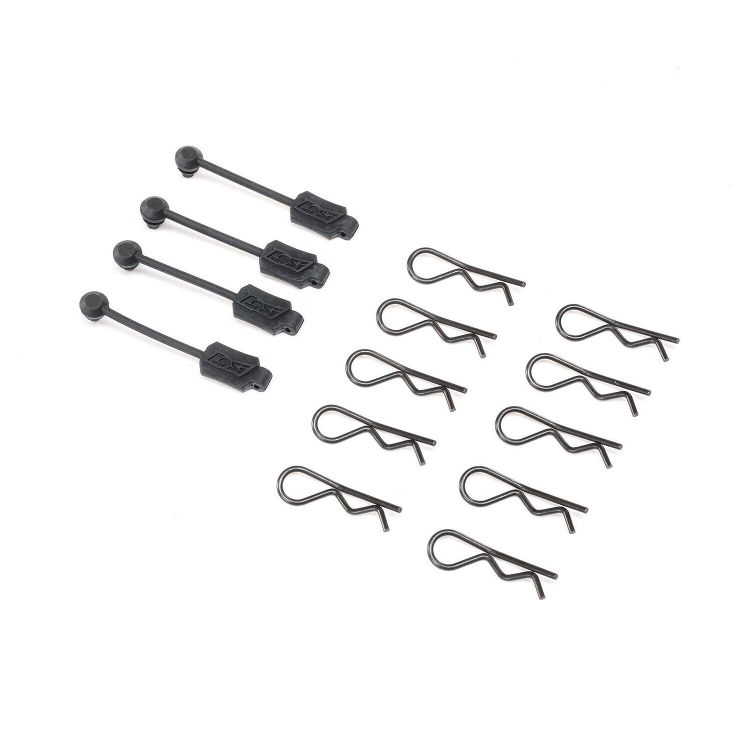 Losi Body Clip (10) &amp; Leash (4): Promoto-MX - LOS266000