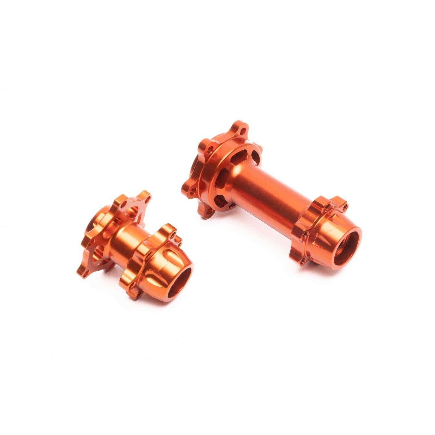 Losi Aluminum Hub Set, Machined, Orange: Promoto-MX - LOS362003