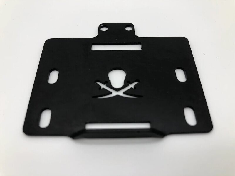ROCK PIRATES PLANK BATTERY TRAY FOR BASECAMP, SCX 10 II, ELEMENT SERVO TRAYS (BLACK) - RPRC 1032 BLK