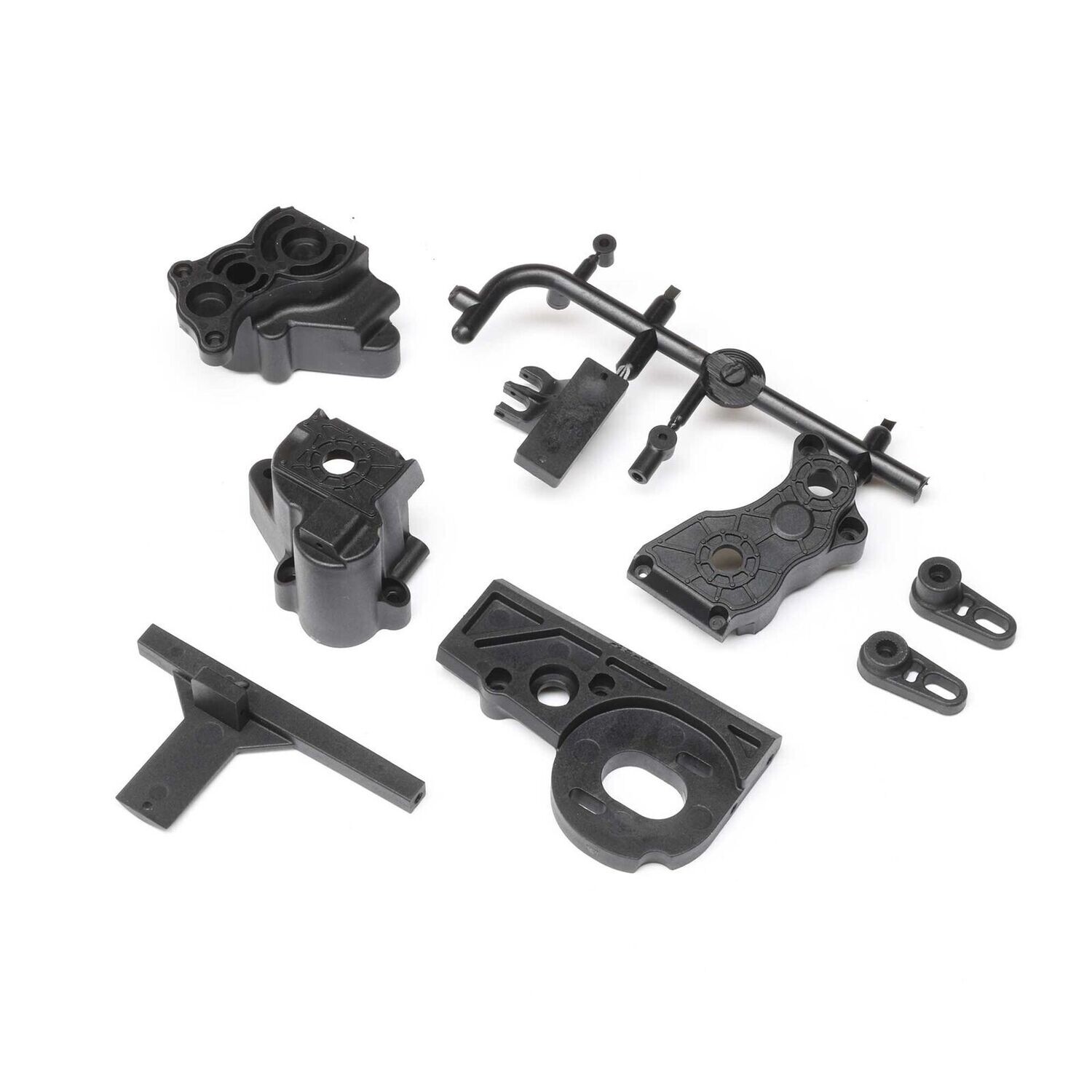 Axial Motor Mount, Trans Case &amp; Linkage: 1/10 SCX10 PRO - AXI232074