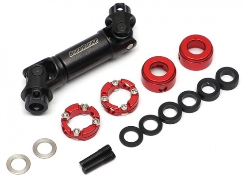 Boom Racing BADASS™ Heavy Duty Steel Center Drive Shaft 51-56mm (Pin to Pin) 1Pc [Recon G6 Certified] - BRBD955003F