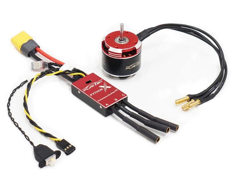 Furitek Python X 80A Brushless ESC &amp; Motor Combo (Komodo Ten) w/Wireless Module - FTK-FUR-2351