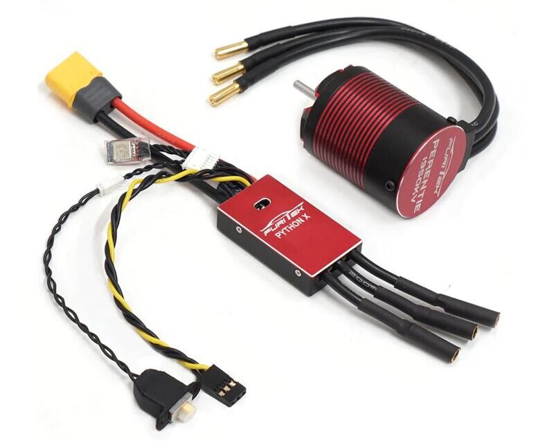 Furitek Python X 80A Brushless ESC &amp; Motor Combo (Perentine) w/Wireless Module -  FTK-FUR-2352