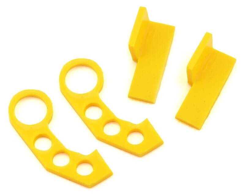 Sideways RC Scale Drift JDM Tow Hook (Yellow) (2) (Style 3) # SDW-JDMHST3-YL