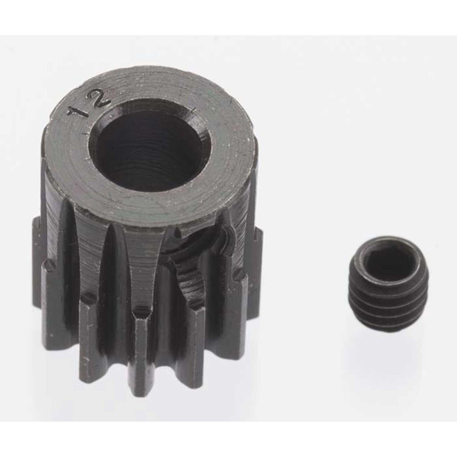Robinson RacingExtra Hard 12 Tooth Blackened Steel 32p Pinion, 5mm - RRP8612