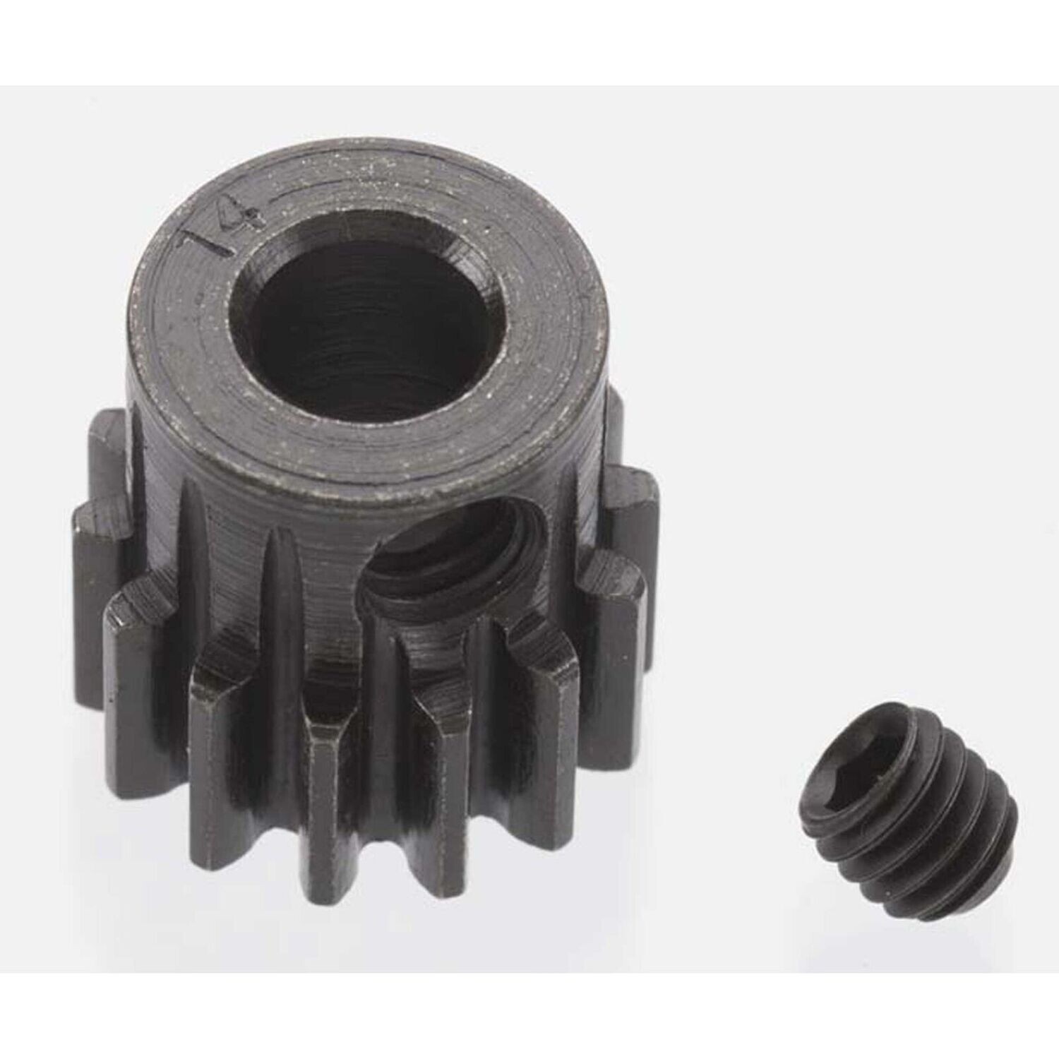 Robinson Racing Extra Hard 14 Tooth Blackened Steel 32p Pinion, 5mm - RRP8614