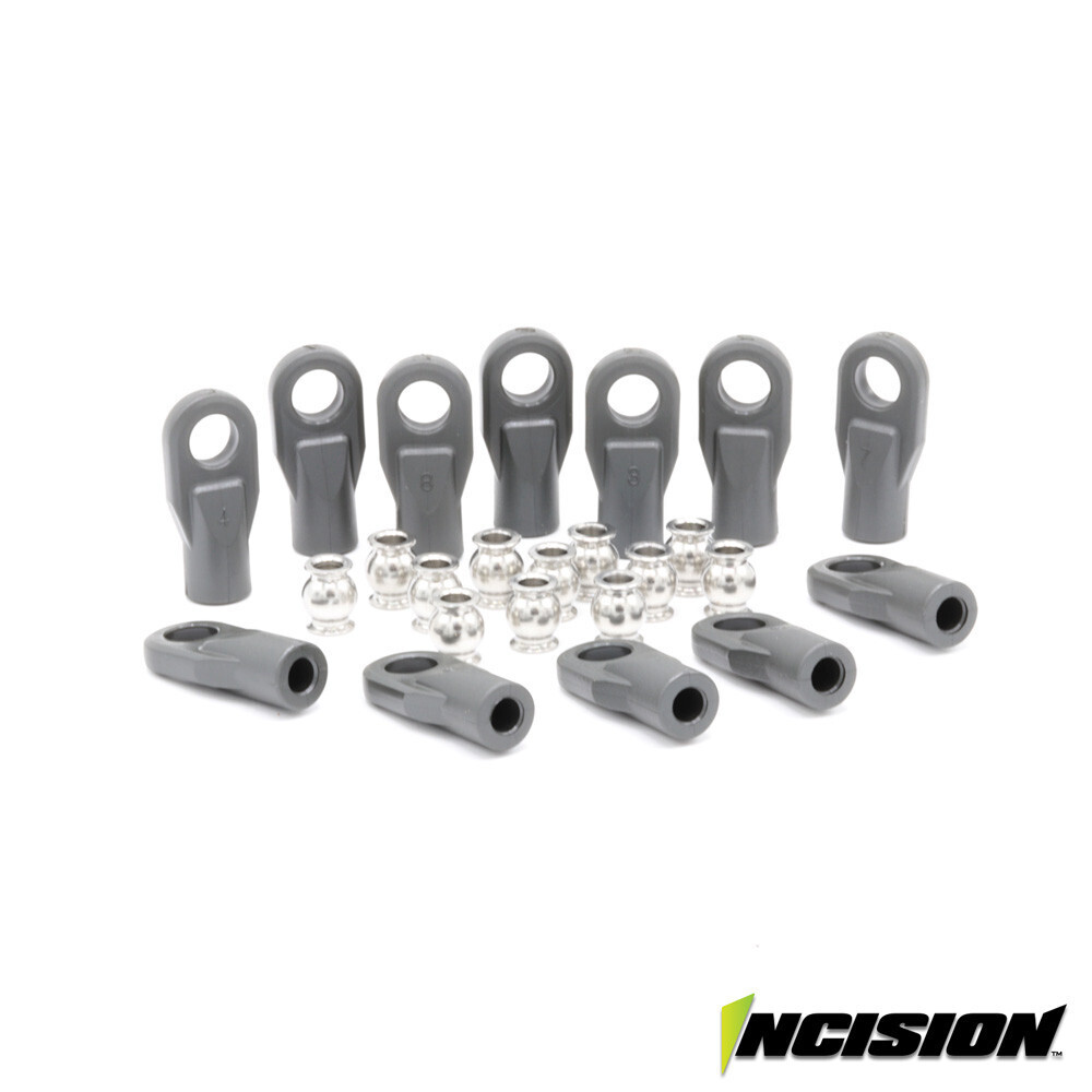 Incision PRO ROD ENDS WITH PIVOT BALLS (12) - IRC00013