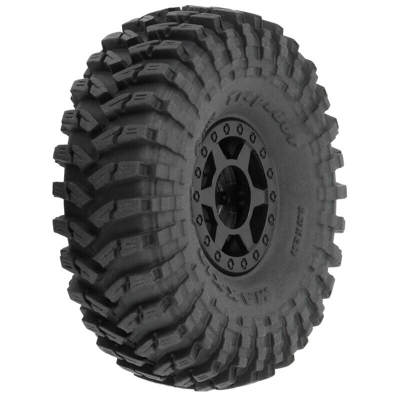 Pro-Line 1/24 Maxxis Trepador F/R 1.0&quot; Tires MTD 7mm Black Holcomb (4) - PRO1022510