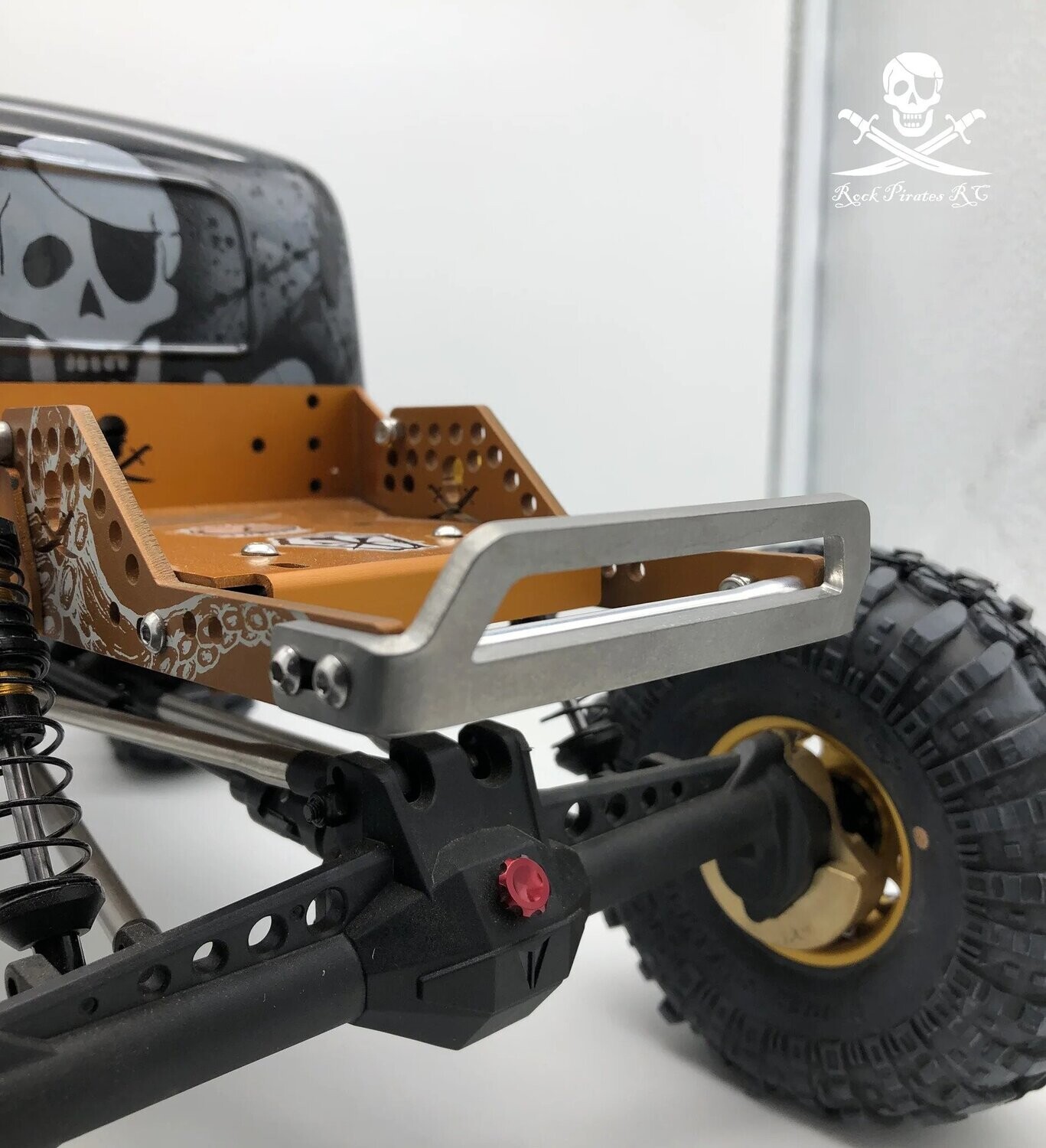 ROCK PIRATES 3.16 COMP BUMPER, REAR (BLACK) - RPRC 1043 BLK