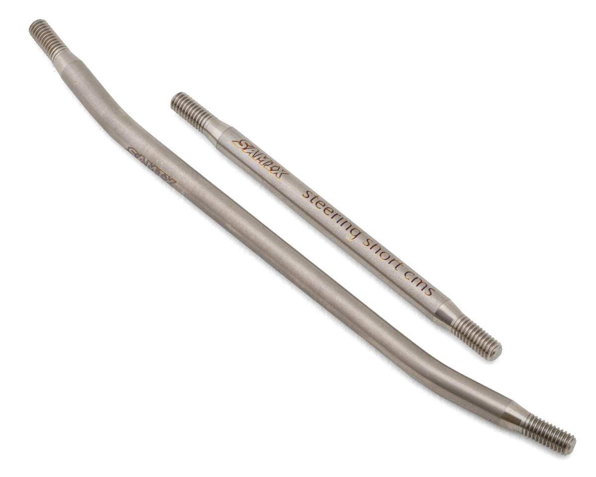 Samix SCX10 Pro Titanium Steering Links (2) (Chassis Mounted Servo) - SAMSCX10P-5025SSC