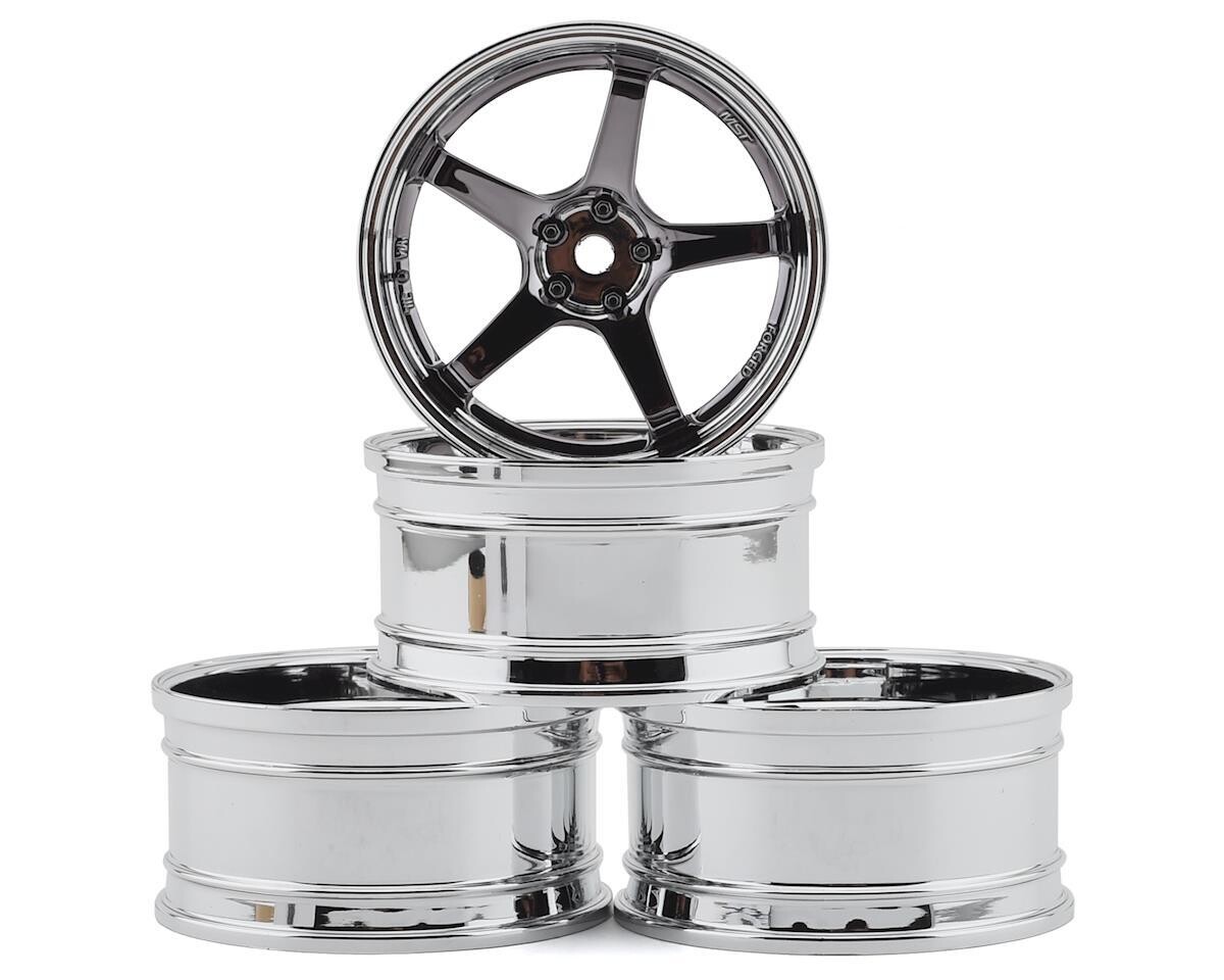 MST S-SBK GT offset changeable wheel set (4) (Offset Changeable) w/12mm Hex - MXS-832109SBK