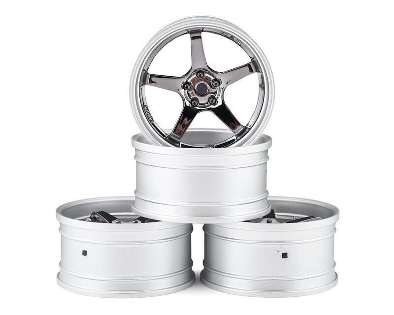 MST FS-SBK GT offset changeable wheel set (4) (Offset Changeable) w/12mm Hex - MXS-832110SBK