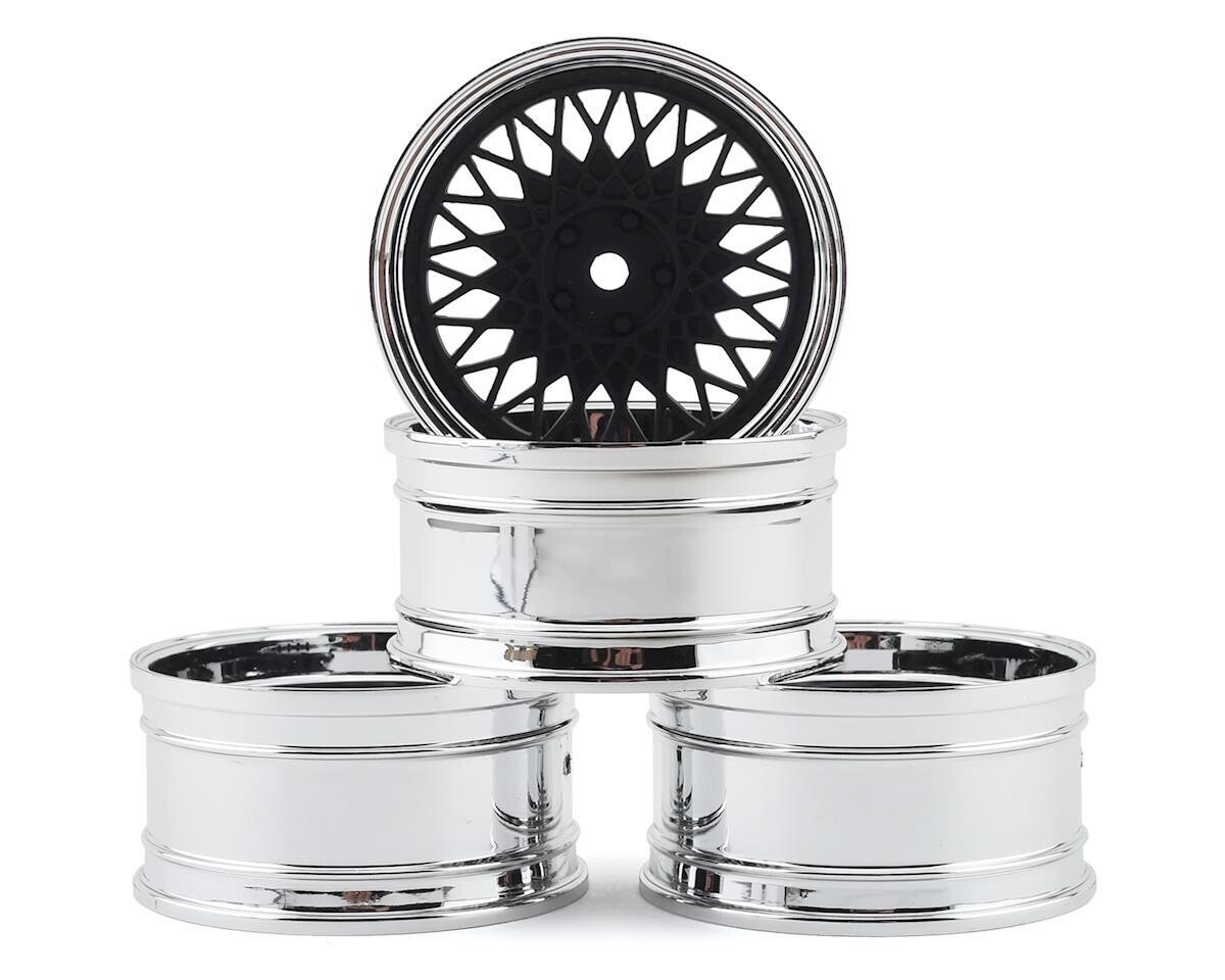 MST 501 Wheel Set (Flat Black) (4) (Offset Changeable) w/12mm Hex - MXS-832103FBK