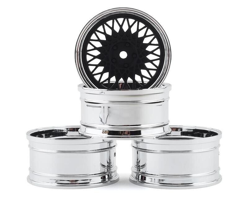 MST 501 Wheel Set (Flat Black) (4) (Offset Changeable) w/12mm Hex - MXS-832103FBK