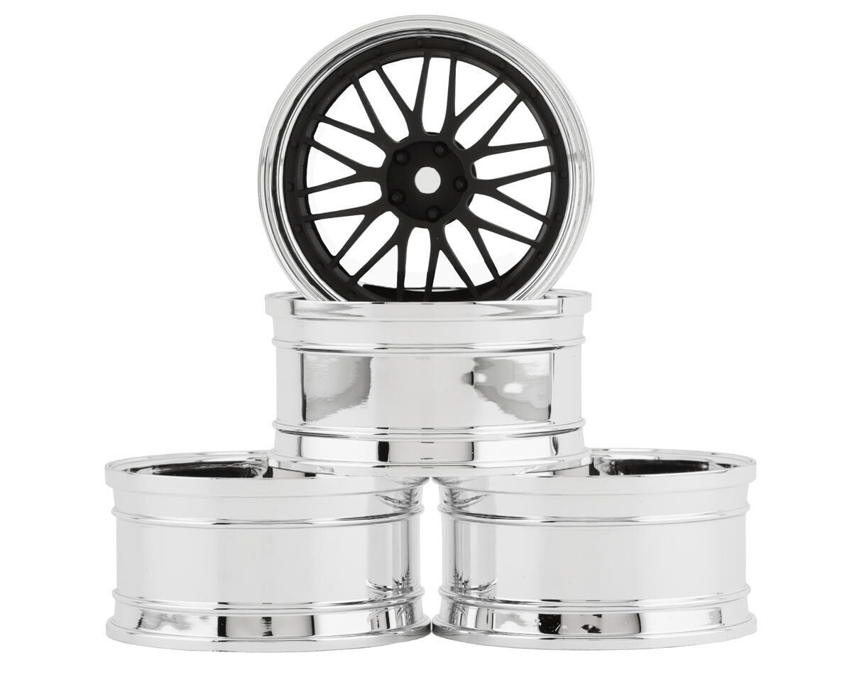 MST S-FBK LM offset changeable wheel set (4) (Offset Changeable) w/12mm Hex - MXS-832101FBK