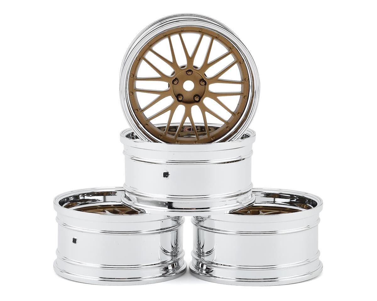 MST S-GD LM offset changeable wheel set (4) (Offset Changeable) w/12mm Hex - MXS-832101GD