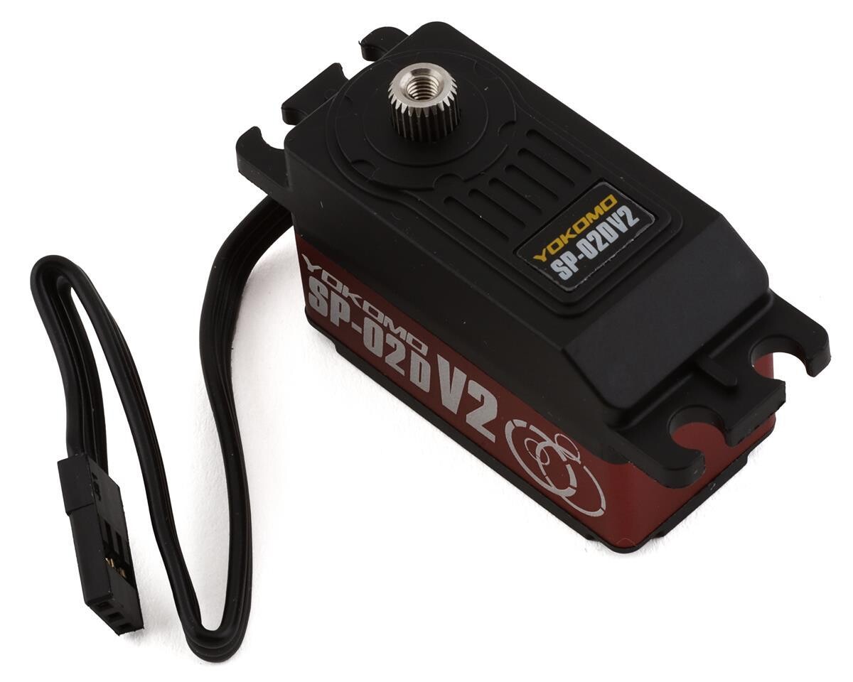 Yokomo SP-02 D V2 Programable Brushless Drift Servo (Red) - YOKSP-02DV2R