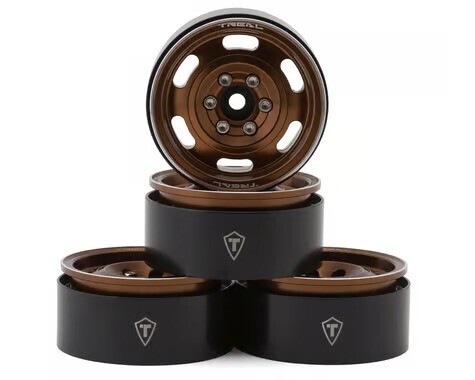 Treal Type G 1.9&quot; Vintage Wagon Beadlock Wheels (Copper) (4) (129.5g) x0030ddwe1