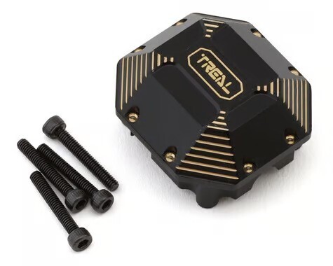 Treal Element RC Enduro Brass Differential Cover (Black) (84g) x002c9guyn