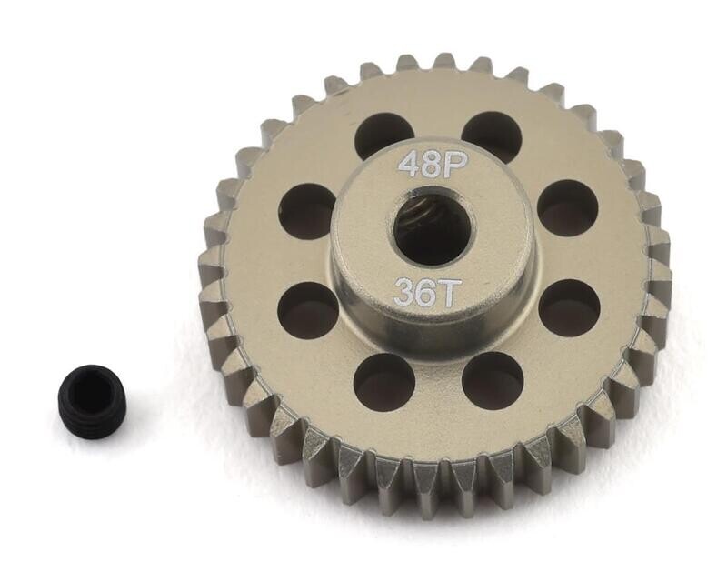 ProTek RC 48P Lightweight Hard Anodized Aluminum Pinion Gear (3.17mm Bore) (36T) - PTK-8623