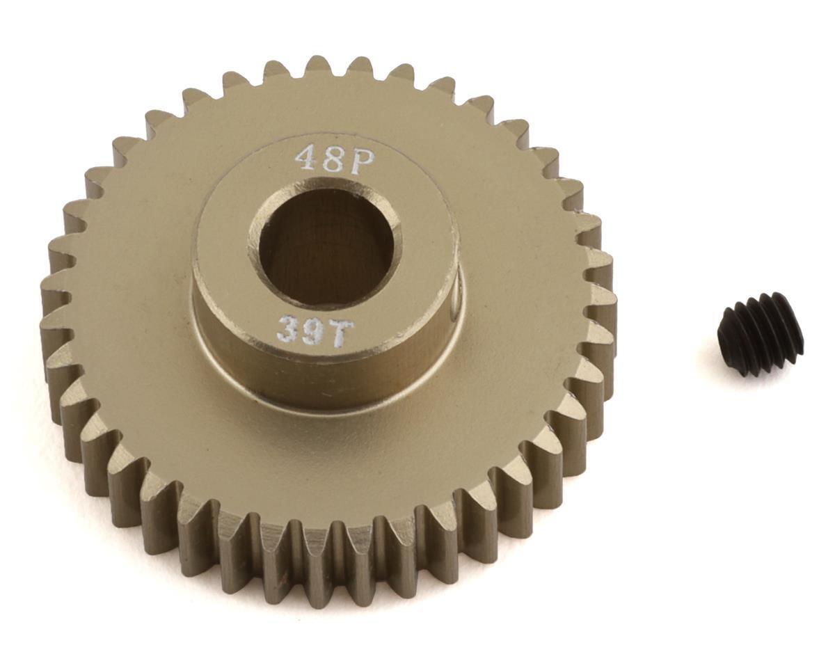 ProTek RC 48P Lightweight Hard Anodized Aluminum Pinion Gear (5.0mm Bore) (39T) - PTK-8659
