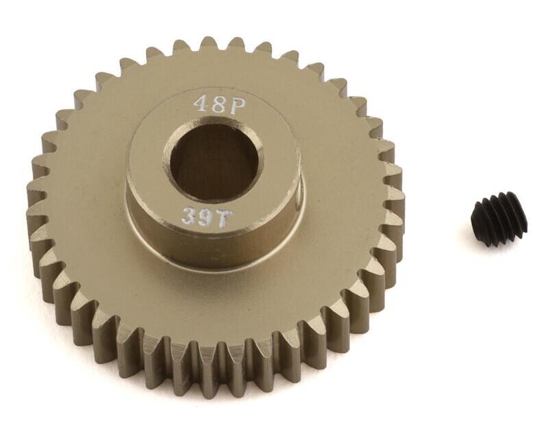ProTek RC 48P Lightweight Hard Anodized Aluminum Pinion Gear (5.0mm Bore) (39T) - PTK-8659