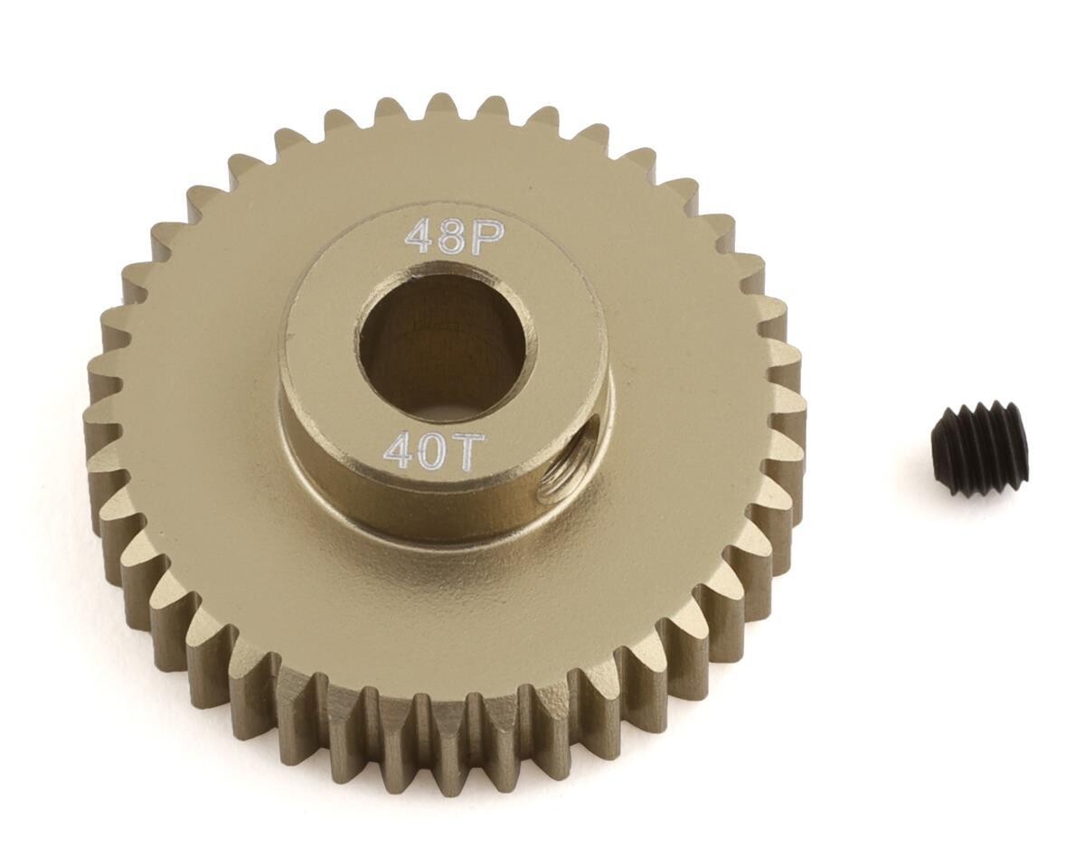 ProTek RC 48P Lightweight Hard Anodized Aluminum Pinion Gear (5.0mm Bore) (40T) - PTK-8660