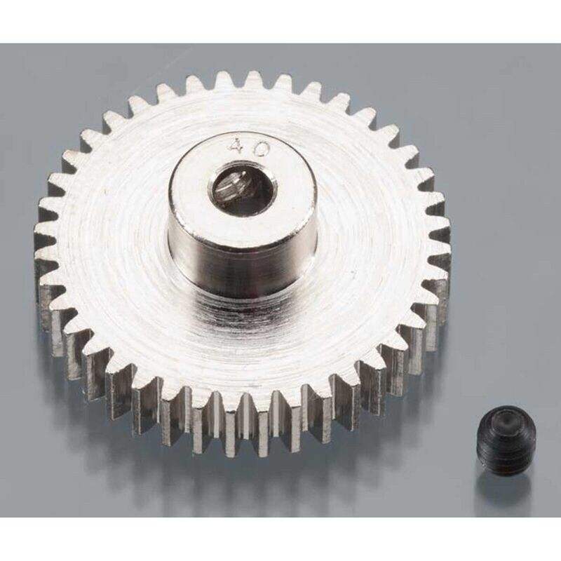 Robinson Racing Nickel-Plated 48 Pitch Pinion Gear, 40T -  RRP1040