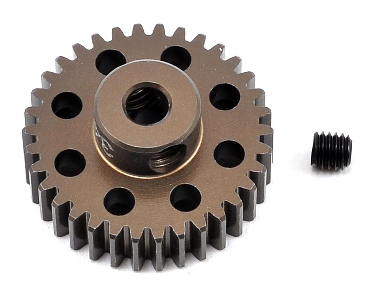 Team Associated Factory Team Aluminum 48P Pinion Gear (3.17mm Bore) (34T) - ASC1352