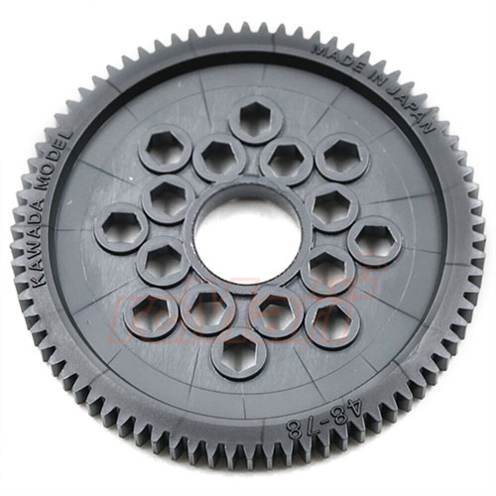 KAWADA 48P 78T DIAMETER 9.525MM HEXA SPUR GEAR - S4878
