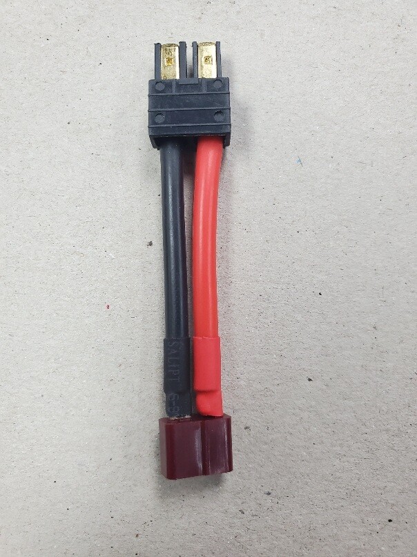 Crawl Space Male Traxxas to Female Deans Adapter