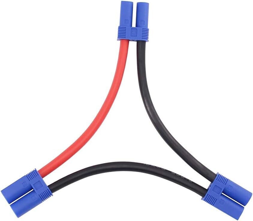 Crawl Space 1pc EC5 Series Connector with 10awg Wire/Series Battery Adapter 10awg 4inch for Losi/E-Flite(B101-1) - X002BATNNB