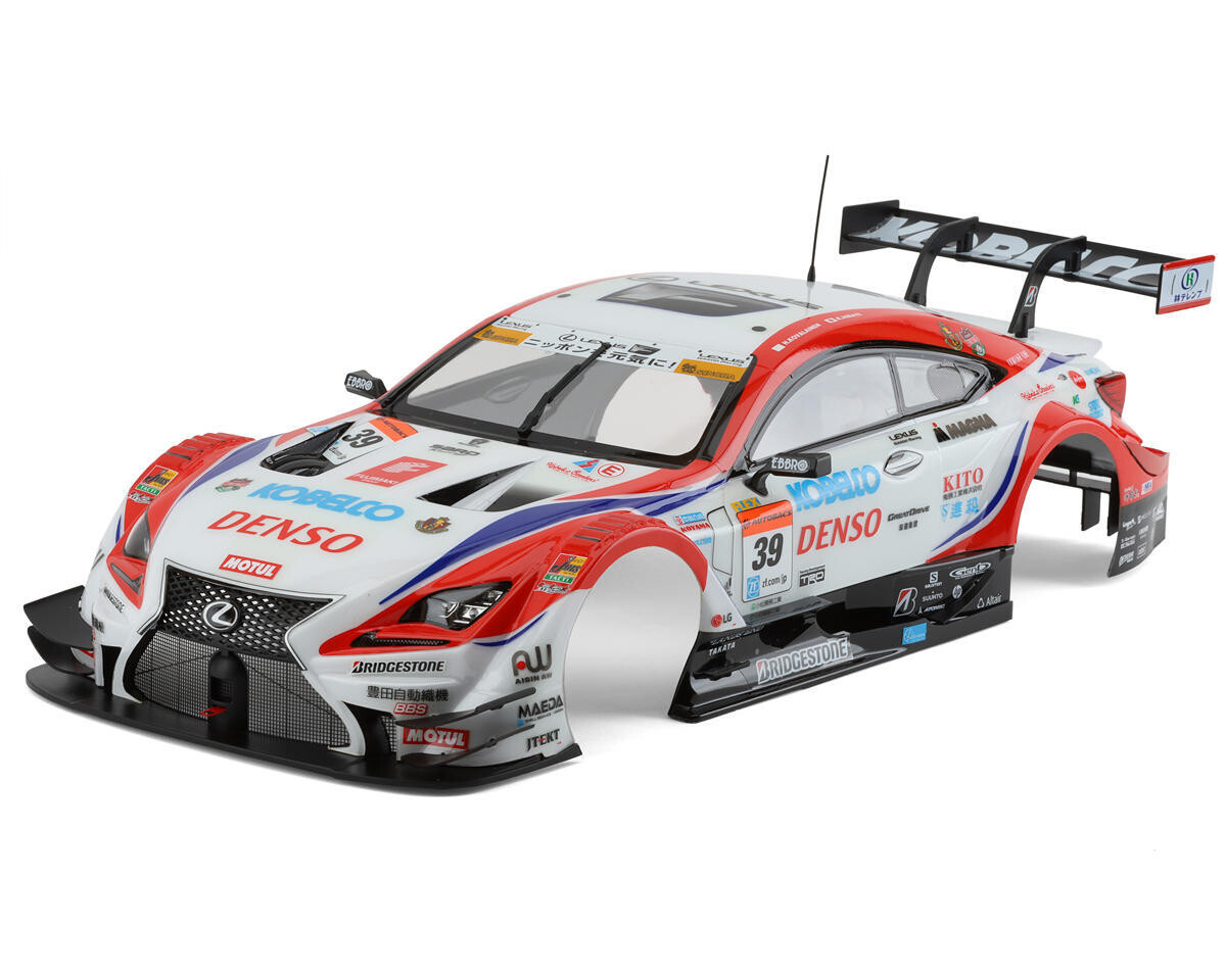 Killerbody Denso Kobelco Sard RC F Pre-Painted 1/10 Touring Car Body (White/Red) KLR-48660